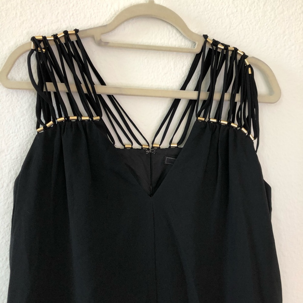BCBGMaxAzria Arielle Multi-Strap Shift Dress - Picture 5 of 10